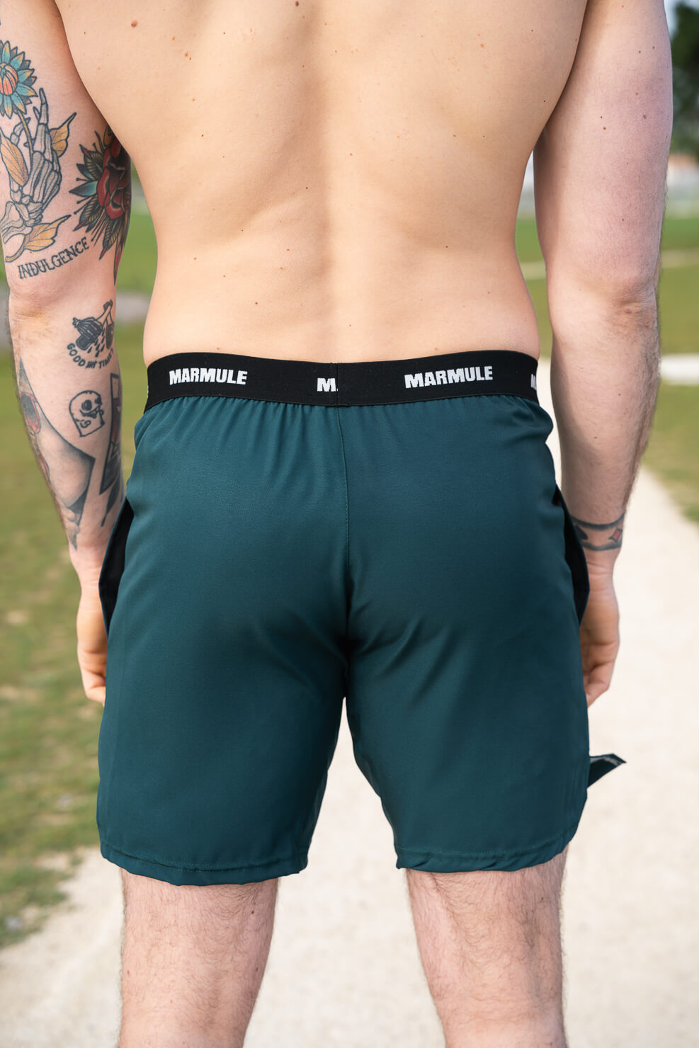 Short homme hybrid Dark Jade-4