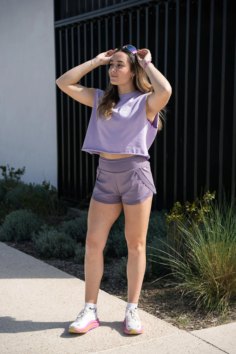 Short running lila-15