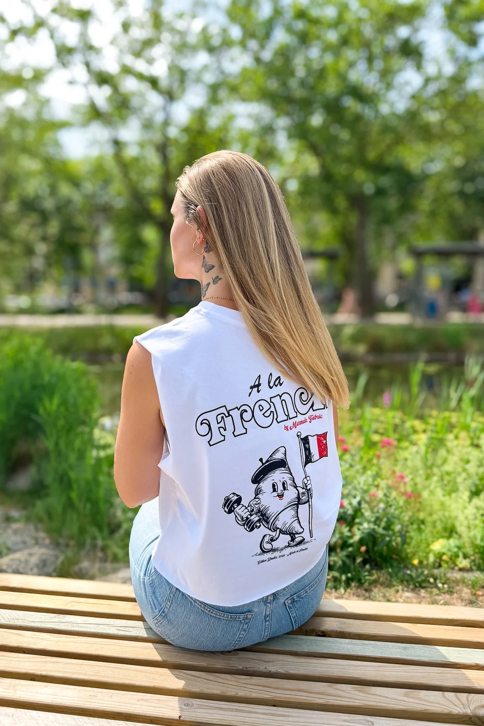 T-shirt oversize A la French-14