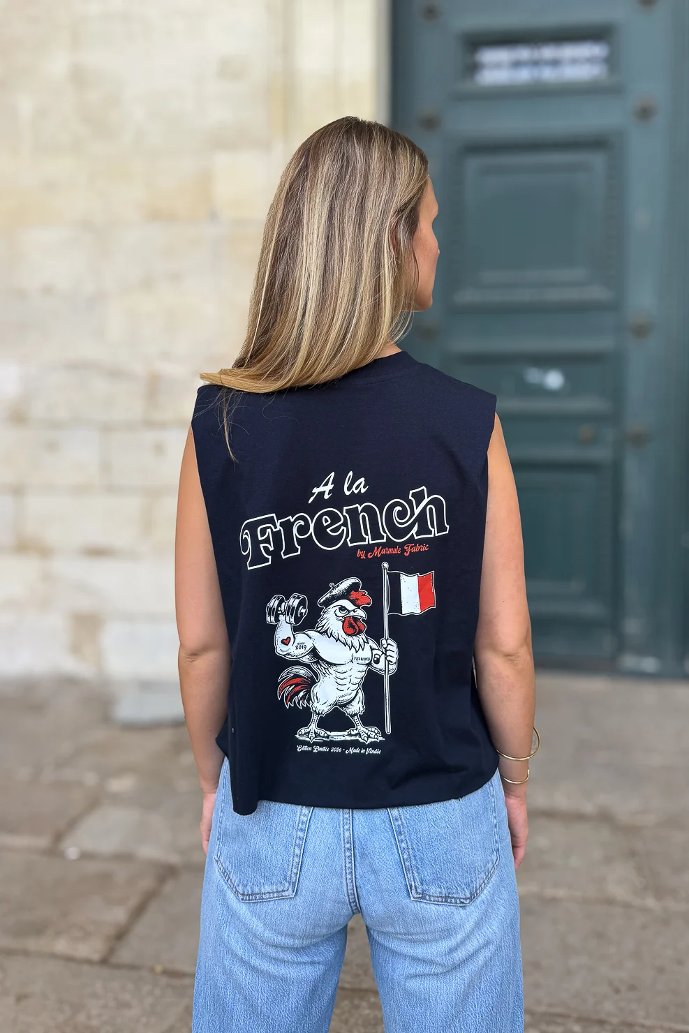 T-shirt oversize A la French-49