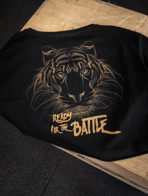 Crop top Gold Lion