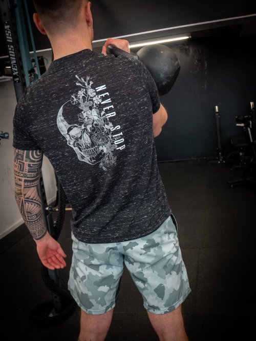 Tshirt Silver Skull-234