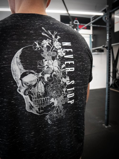 Tshirt Silver Skull-247
